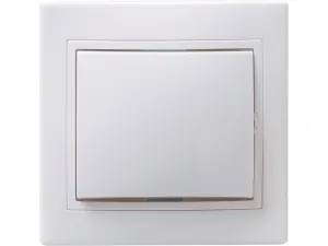 ВС10-1-0-КБ Выключатель 1кл 10А КВАРТА (белый) #1