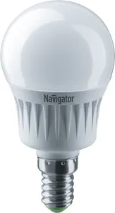 Лампа светодиодная 94 468 NLL-G45-7-230-4K-E14 7Вт шар 4000К нейтр. бел. E14 560лм 176-264В NAVIGATOR 94468