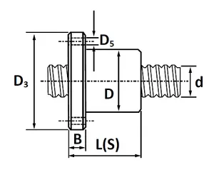 Винт ШВП SFU-R1204 L=300 см #2