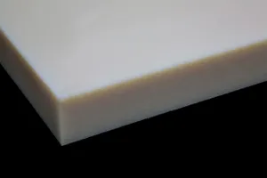 Капролон листовой ПА-6  40 мм (~1000х1000 мм, ~50,5 кг) 1.145 г/ куб.см, бело-кремовый