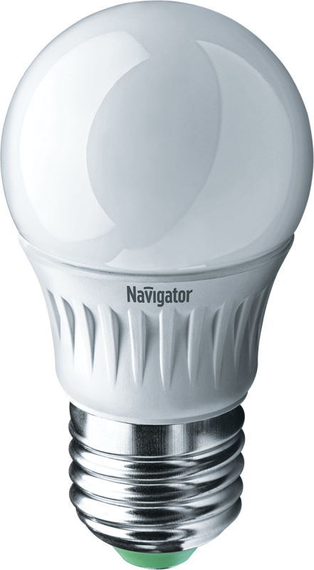 Лампа светодиодная 94 477 NLL-P-G45-5-230-2.7K-E27 5Вт шар 2700К тепл. бел. E27 330лм 220-240В Navigator 94477 #1
