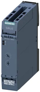 Реле времени электронное 1п контакт с задержкой срабатывания 15 диапазонов уставок времени 0.05с...100ч 24В AC/DC (AC при 50/60Гц) индикация светодиодами пруж. клеммы вставной Siemens 3RP25252BB30