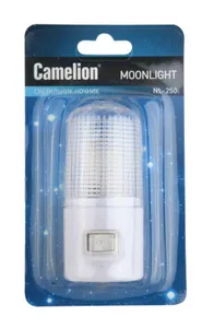 Светильник светодиодный NL-250 LED 220В ночник с выкл. Camelion 14357