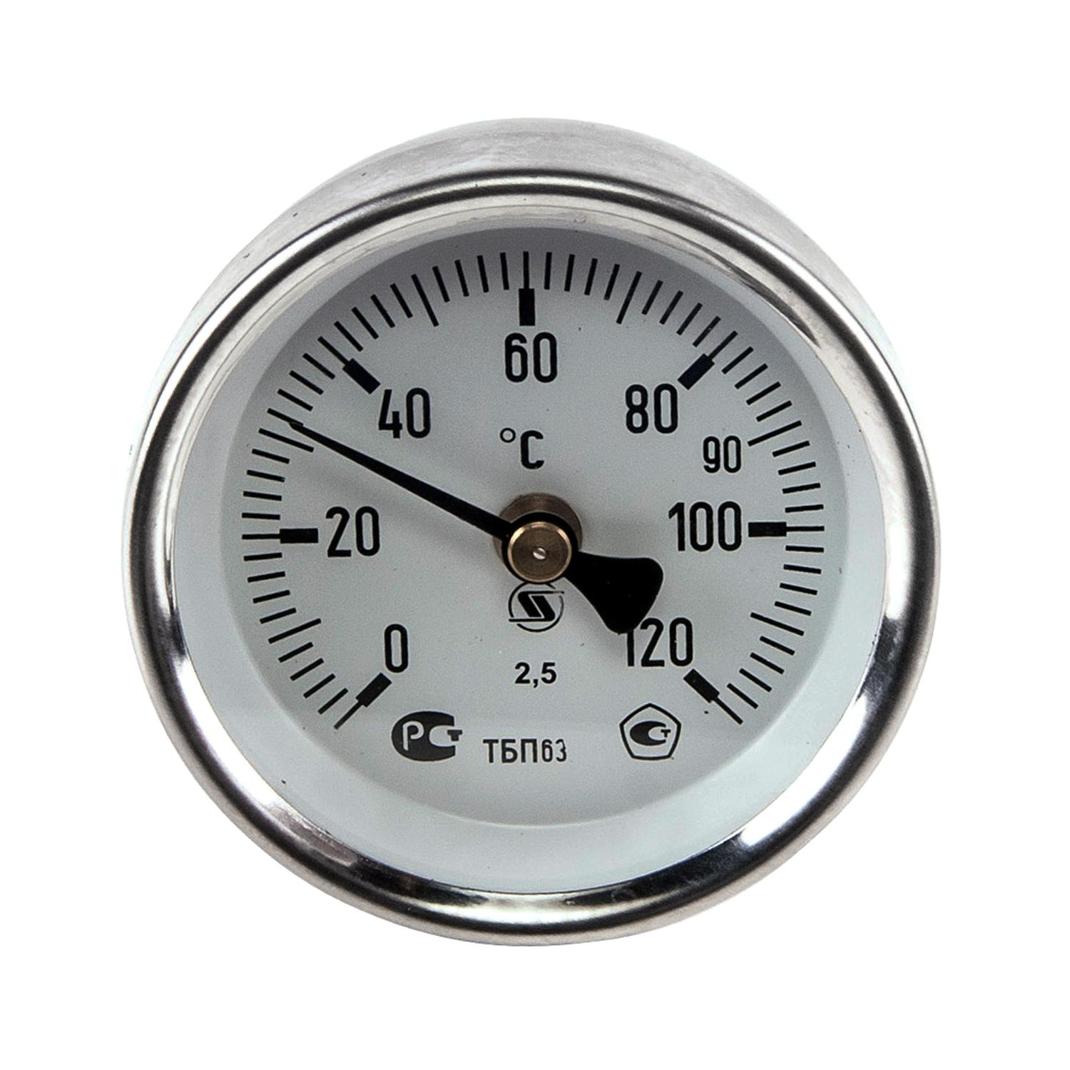 Термометр ТБП63/ТР30 120С Дк63 накладной НПО ЮМАС #1