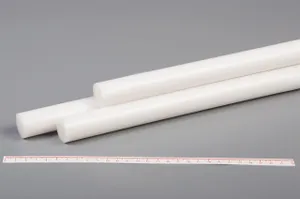 Полиацеталь стержень ПОМ-С Ф 25 мм (L=1000 мм, ~0,8 кг) 