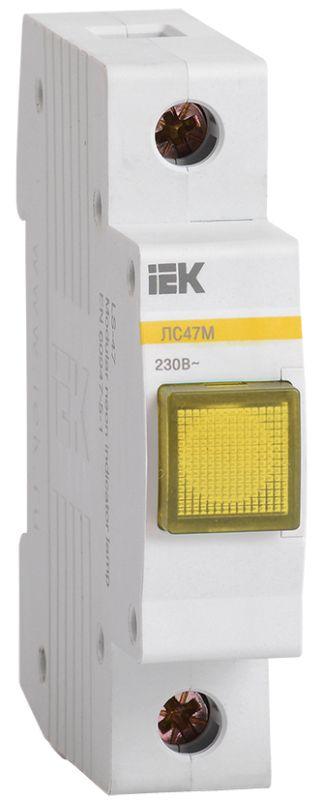 Лампа сигнальная ЛС-47М желт. IEK MLS20-230-K05 #1