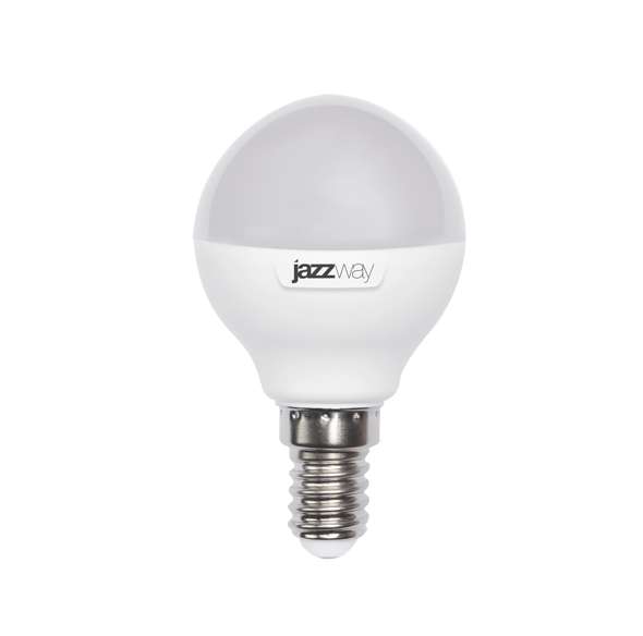 Лампа светодиодная PLED-SP-G45 7Вт шар 5000К холод. бел. E14 540лм 230В JazzWay 1027870-2 #1