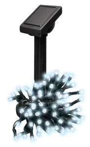 Светильник светодиодный SLR-G01-50W садовый; гирлянда 50 бел. LED солнечная батарея ФАZА 5027282