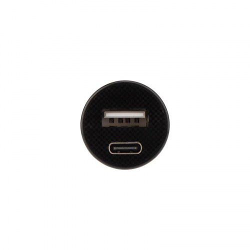 Автозарядка в прикуриватель АЗУ USB-A+USB-C 2.4А черн. Rexant 18-2228 #1