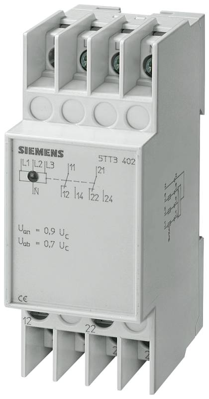 Реле напряжения N-тип АС 230/400В 2CO 0.85/0.95 Siemens 5TT3403 #1