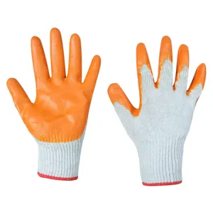 Перчатки нейлоновые с частичным покрытием ладони и пальцев точка ПВХ бел. Rexant 09-0260 #1