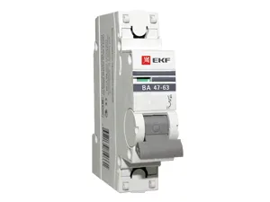 Автоматический выключатель 1P 16А (C) 4,5kA ВА 47-63 EKF PROxima #1