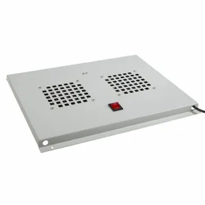 Модуль вентиляторный потолочный с 2-мя вентиляторами без термостата для шкафов Standart с глубиной 600мм Rexant 04-2600 #1