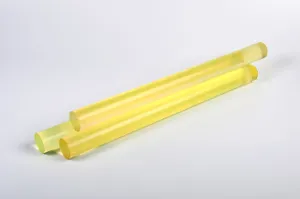 Полиуретан стержень Ф 40 мм   (L=500 мм, ~0,8 кг, жёлтый)  