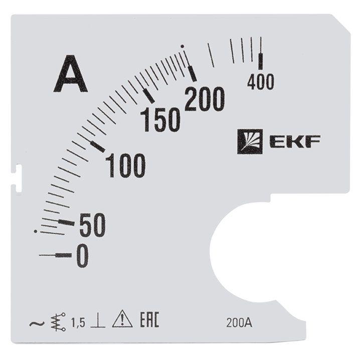Шкала сменная для A961 200/5А-1.5 PROxima EKF s-a961-200 #1