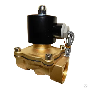 АC220V 2/2 НЗ клапан с ЭМУ G1 1/4", 0-0.7MPa Собственное производство