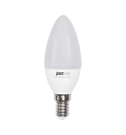 Лампа светодиодная PLED-SP C37 7Вт свеча 5000К холод. бел. E14 560лм 230В JazzWay 1027832-2 #1