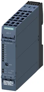 Модуль AS-i SlimLine Compact SC22.5 цифровой A/B-подчиненный компонент 4 ЦВх/4 РелВых IP20 4х вход для 3-проводн. датчика с перекл. 4х релейный выход 1А 24В DC пружинные клеммы установочн. ширина 225мм Siemens 3RK24022CG002AA2