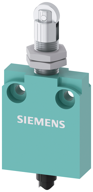 Выключатель позиционный компактный 40мм ширина с соед. кабелем 2М быстродействующие контакты (SNAP-ACTION) 1НО+1НЗ (закругленный плунжер) центральная фиксация специальная конструкция Siemens 3SE54230CD211EA2 #1