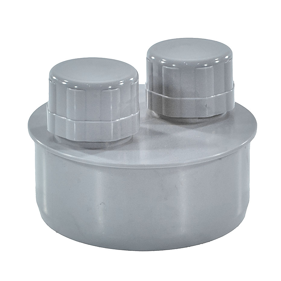 Клапан PP-H вакуумный серый Дн 110 б/нап VALFEX 26000110 #1