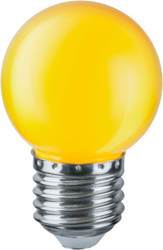 Лампа светодиодная 71 830 NLL-G45-1-230-Y-E27 1Вт шар E27 230В Navigator 71830 #1