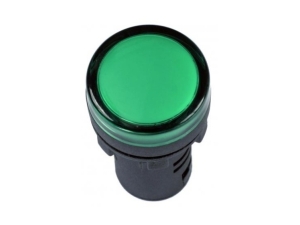 Лампа AD-22DS(LED)матрица d22мм зеленый 230В TDM #1