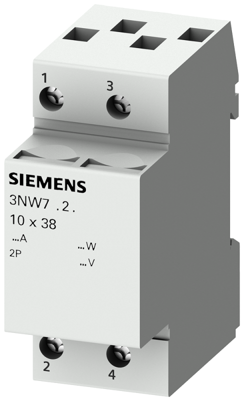 Держатель модульный для цилиндрических предохранителей Siemens 3NW7023 #1