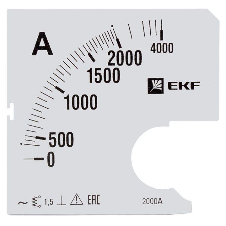 Шкала сменная для A961 2000/5А-1.5 PROxima EKF s-a961-2000 #1