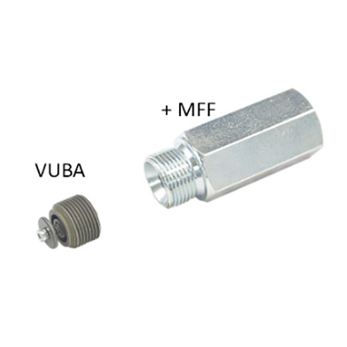 Клапан разрыва. Гидравлический клапан от разрыва vuba 1/4’’+mff (v0771). Клапан противоразрывной vuba 3/8. Клапан предохранительный vuba1/2 + mff om. Клапан аварийный 3/4 vuba 120.