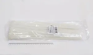 Кабельная стяжка белая 5х400 мм пластиковая (100 шт) 