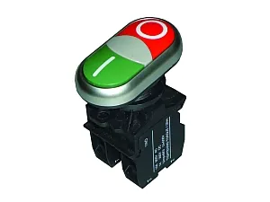 Кнопка LA32HND красно-зеленая "Пуск-Стоп" с подсветкой NO+NC EKF PROxima #1