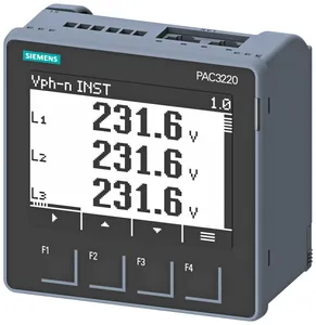 Устройство контроля панель SENTRON PAC3220 LCD 96х96мм 690/400В 45-65Гц Siemens 7KM32200BA011DA0