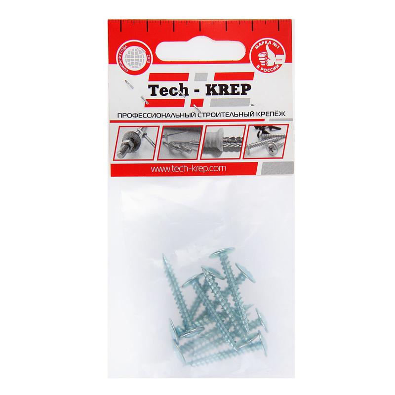 Саморез для тонкого метал. листа 4.2х32 (уп.10шт) пакет Tech-Krep 102391 #1