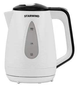 Чайник электрический SKP3213 1.7л 2200Вт бел./черн. (корпус пластик) STARWIND 1416522 #1