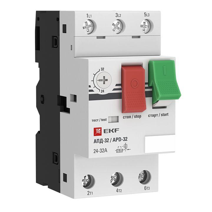 Выключатель автоматический для защиты двигателя АПД-32 4-6.3А EKF apd2-4.0-6.3 #1