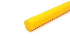 Полиуретан стержень Ф 30 мм ШОР А95  (500 мм, 0.5 кг, жёлтый) 