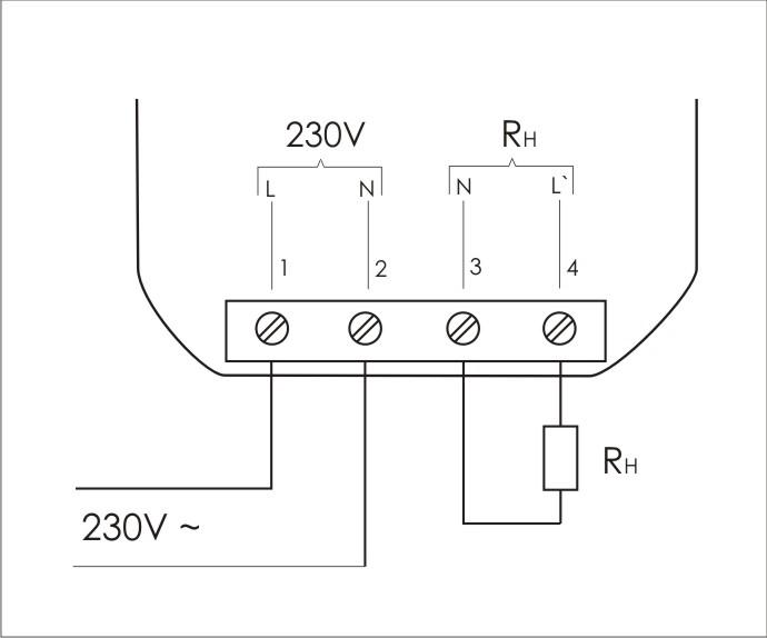 Реле напряжения CP-703 (однофазный; контроль верхнего и нижнего значений напряжения установка в монтажную коробку d60мм; 150-300В 16А 1NO IP20) F&F EA04.009.011 #1