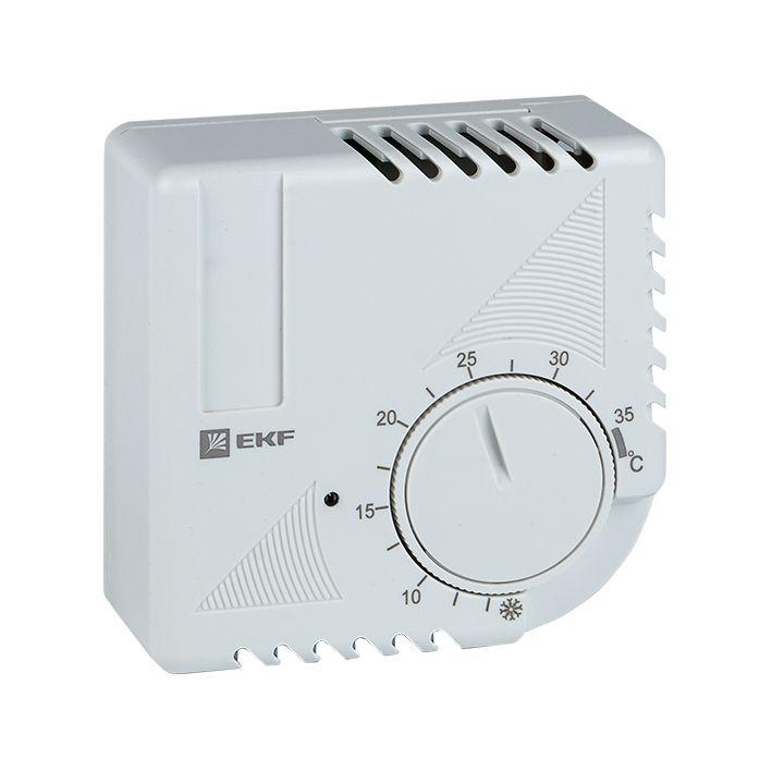 Термостат NO/NC (охлаждение/обогрев) накладной 16А 230В IP20 PROxima EKF thermo-no-nc-wall #1