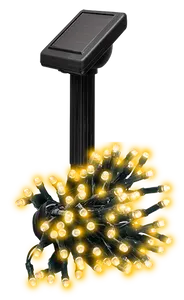Светильник светодиодный SLR-G01- 50Y садовый; гирлянда 50 желт. LED солнечная батарея ФАZА 5027299