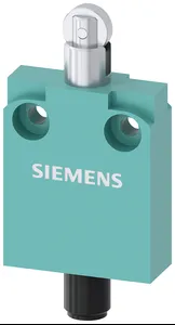 Выключатель позиционный компактный 40мм ширина с М12 коннектор быстродействующие контакты (SNAP-ACTION) 1НО+1НЗ роликовый плунжер специальная конструкция Siemens 3SE54230CD201EB1