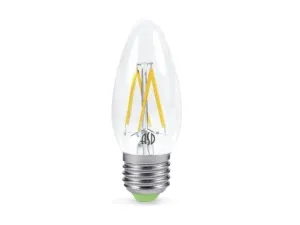 Лампа светодиодная LED-СВЕЧА-PREMIUM 5.0Вт 160-260В Е27 3000К 450Лм прозрачная ASD