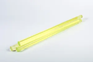 Полиуретан стержень Ф 25 мм   (L=500 мм, ~0,3 кг, жёлтый)