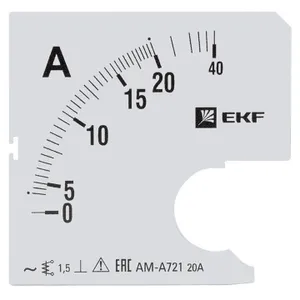 Шкала сменная для A721 20/5А-1.5 PROxima EKF s-a721-20