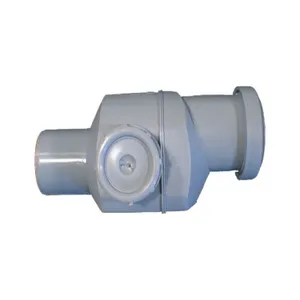 Клапан PP-H обратный канализационный серый Дн 50 б/нап в/к HL 4 #1
