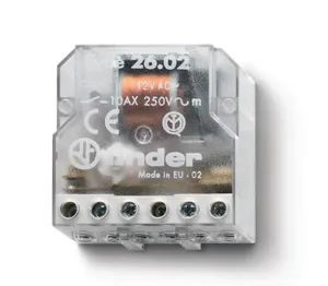 Реле шаговое электромеханич. 2NO 10А 4 состояния AgNi 230В AC монтаж в коробке IP20 FINDER 260882300000