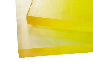 Полиуретан листовой 35 мм (500х500 мм, ~10.0 кг, жёлтый)  