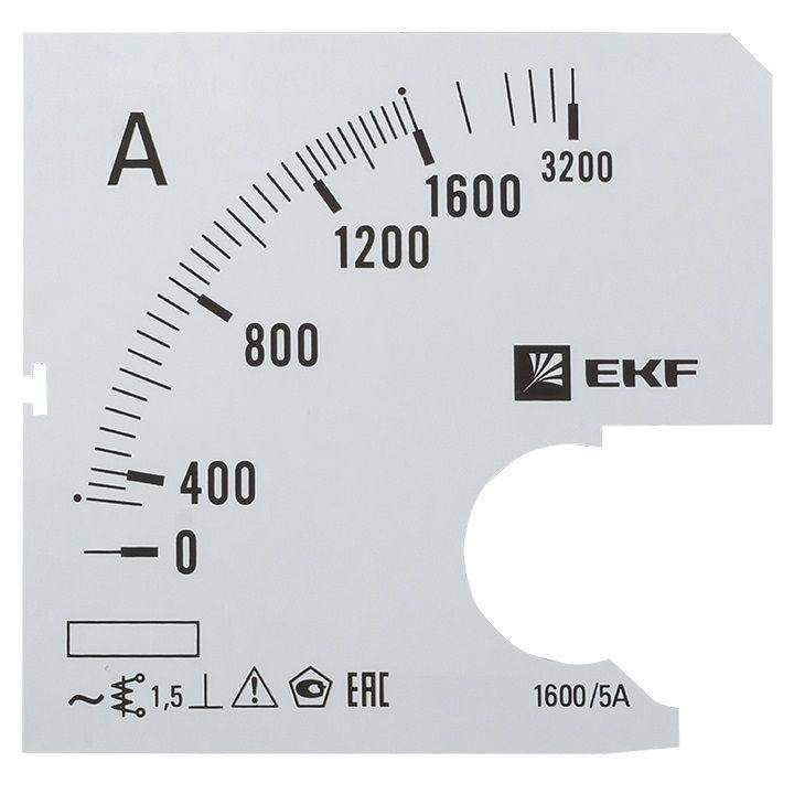 Шкала сменная для A961 1600/5А-1.5 PROxima EKF s-a961-1600 #1