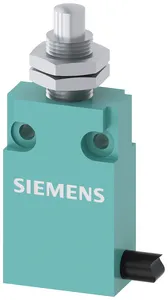 Выключатель позиционный компактный 30мм ширина с соед. кабелем 2М быстродействующие контакты (SNAP-ACTION) 1НО+1НЗ (закругленный плунжер) центральная фиксация Siemens 3SE54130CC211EA2