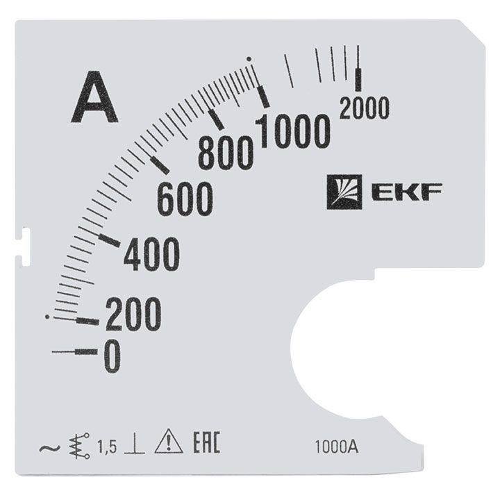 Шкала сменная для A961 1000/5А-1.5 PROxima EKF s-a961-1000 #1