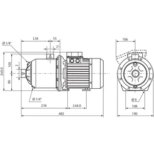 Насос многоступенчатый горизонтальный MHI 1603-1/E/3-400-50-2 PN10 3х400 В/50 Гц Wilo 4210713 #2